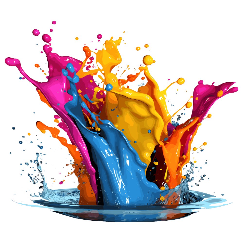 Efeito de tinta em splash — tecnologia e automação Glass Coating